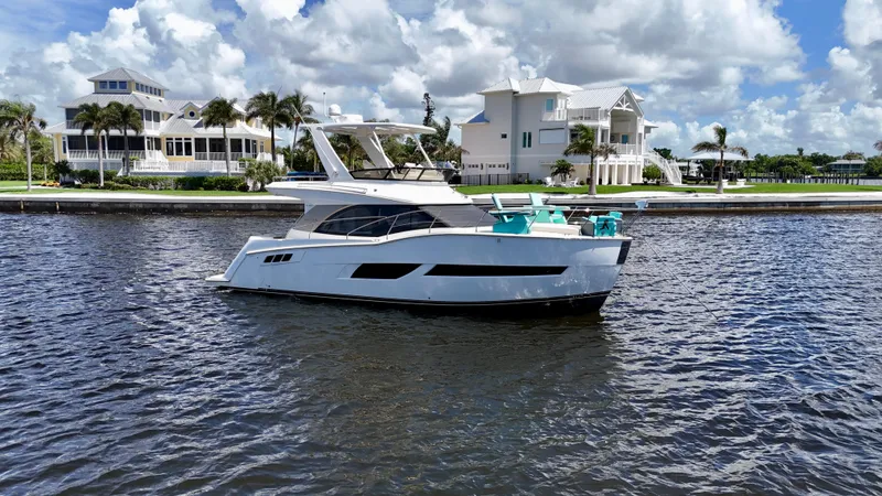 Slide: The Image of 2017 Carver - Exterior profile on the water - 59