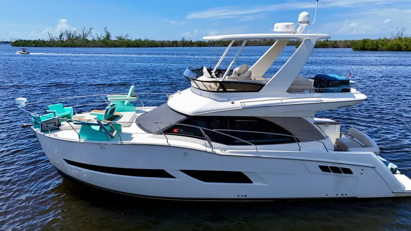 Slide: The Image of 2017 Carver - Exterior profile on the water - 61