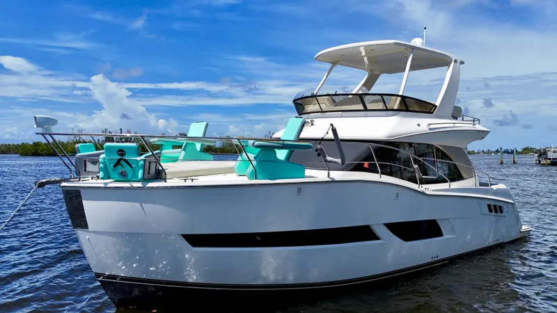 Slide: The Image of 2017 Carver - Exterior profile on the water - 64