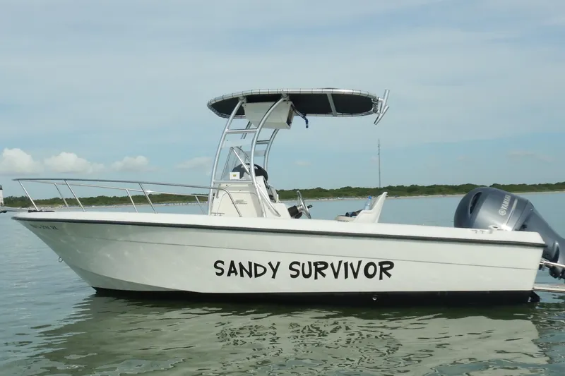 The Image of 2004 Hydra-Sports 212 CC boat named "Sandy Survivor" on calm water. - 0
