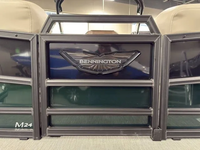 Slide: The Image of Bennington 24MCSB Carbon Fiber Arch Tritoon Pontoon 2026 - 5