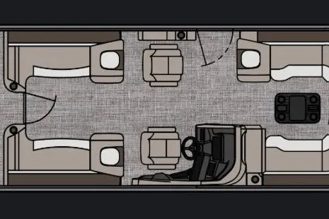 Slide: The Image of Luxurious seating in 2026 Avalon Catalina Platinum Quad Lounger boat, featuring premium upholstery. - 3