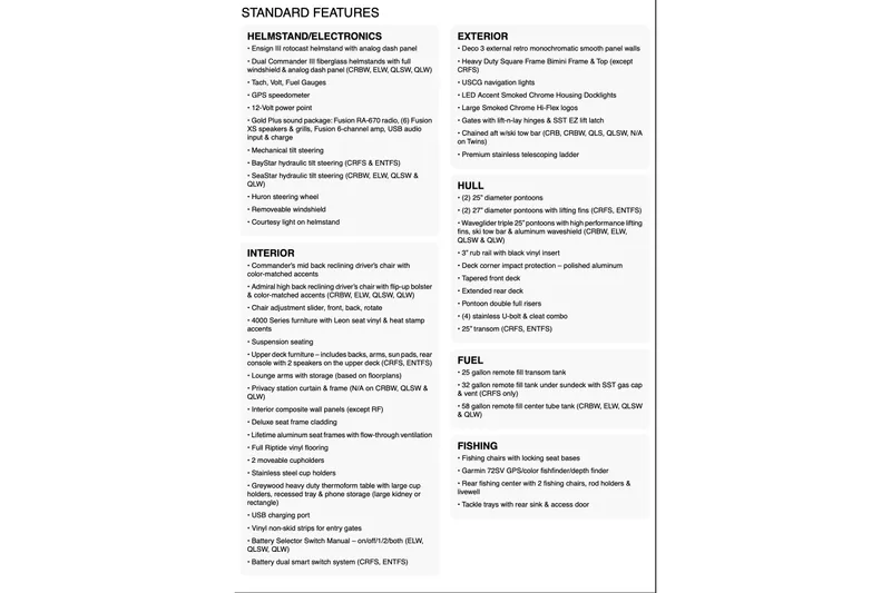 Slide: The Image of 2026 Avalon Catalina Platinum Quad Lounger boat in showroom, featuring sleek design and modern lighting. - 5