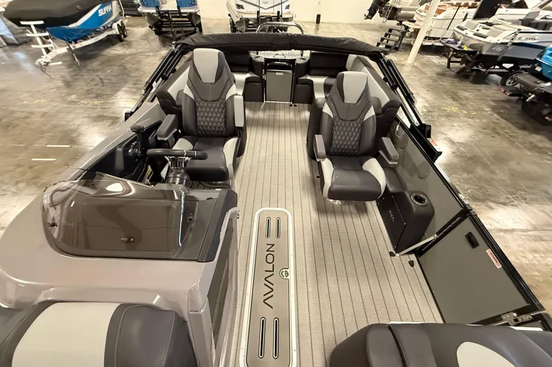 Slide: The Image of 2026 Avalon Catalina Platinum Quad Lounger interior with luxurious seating and modern design. - 8