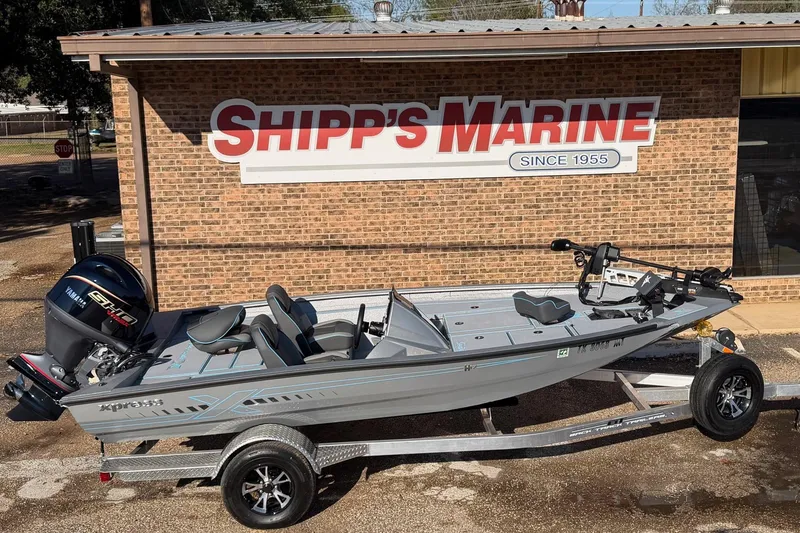 The Image of 2026 Xpress H17 boat on trailer at Shipp's Marine dealership. - 0