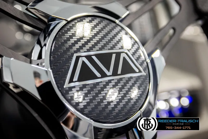 Slide: The Image of Close-up of 2026 Avalon LSZ Vrl steering wheel with carbon fiber design. - 31