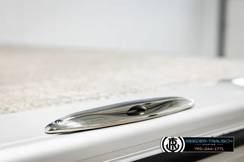 Slide: The Image of 2026 Avalon LSZ Vrl boat cleat detail, featuring sleek chrome finish. - 50