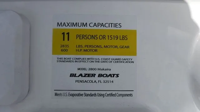 Slide: The Image of Blazer Bay Makaira 2800 2026 - 17