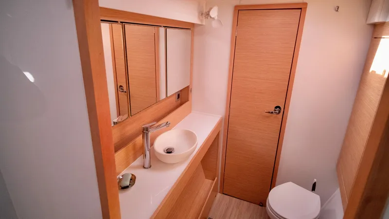 Slide: The Image of Modern bathroom in Nautitech 40 Open 2019 yacht. - 37