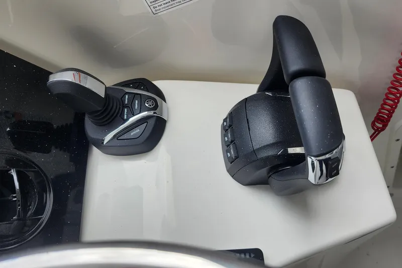 Slide: The Image of Luxurious seating area in 2026 Pursuit OS 355 Offshore boat with quilted upholstery. - 21