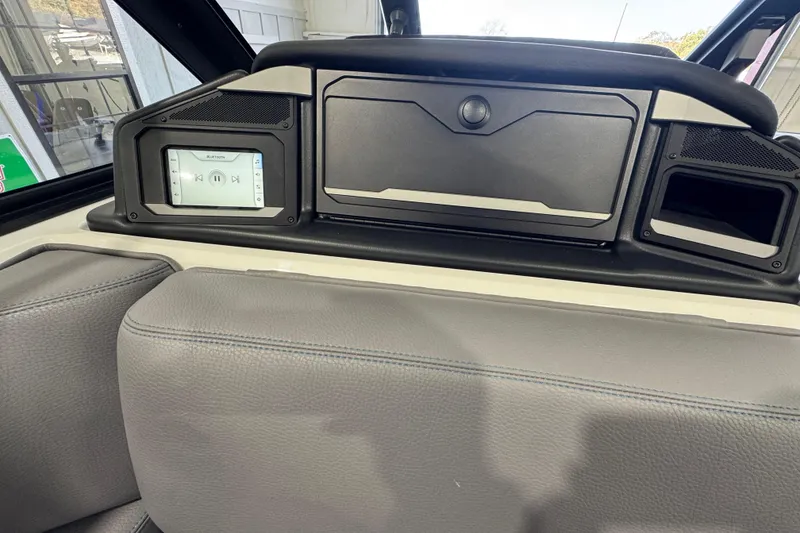 Slide: The Image of 2026 Supra SE interior with advanced audio system and sleek design. - 15