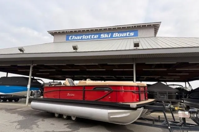 The Image of 2026 Barletta C22QC pontoon boat at Charlotte Ski Boats dealership. - 0