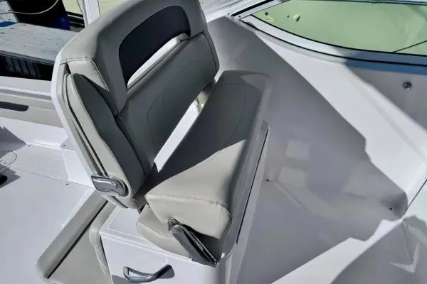 Slide: The Image of 2022 Stamas 370 Aegean boat seat with modern design and comfortable upholstery. - 42