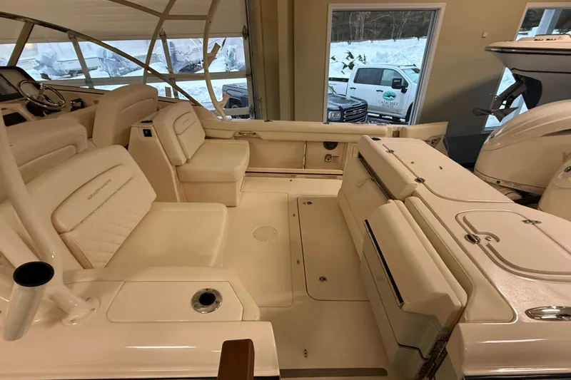 Slide: The Image of Interior of Grady-White Freedom 285 boat, model year 2026. - 10