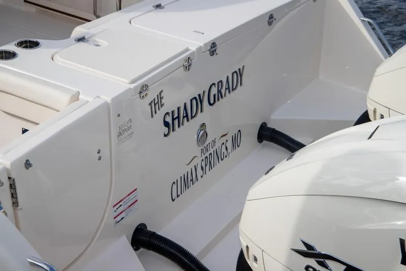Slide: The Image of 2024 Grady-White Freedom 335 boat named "The Shady Grady" at Climax Springs, MO. - 14