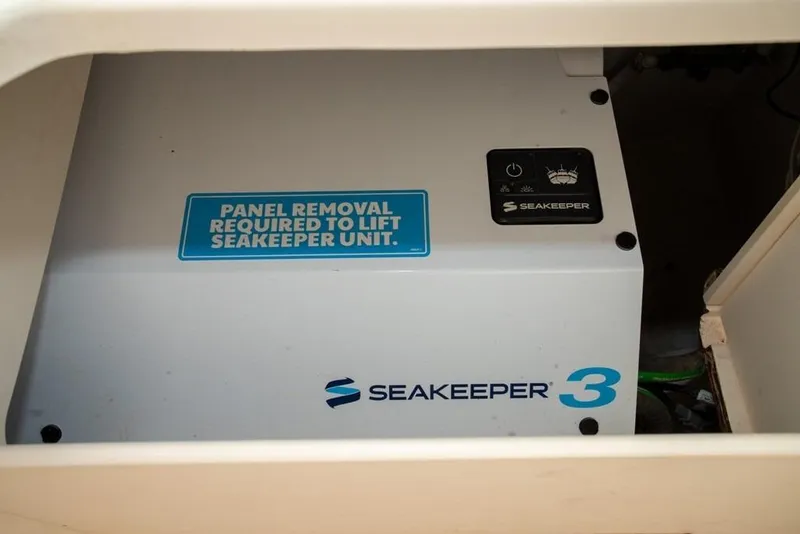 Slide: The Image of Seakeeper 3 unit in 2024 Grady-White Freedom 335 boat, panel removal required. - 21