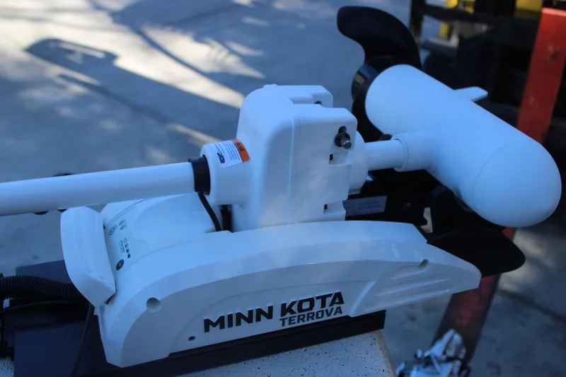 Slide: The Image of Minn Kota Terrova motor on 2026 Xpress H20B Bay boat. - 21