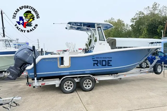 The Image of 2026 Tidewater 256 CC Adventure boat on trailer at Texas Sportfishing Yacht Sales. - 0