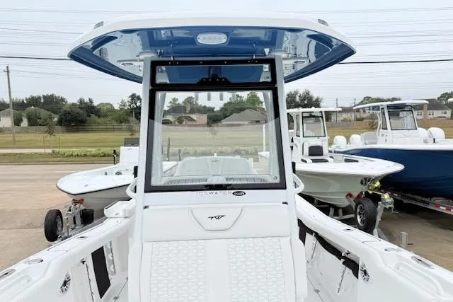 Slide: The Image of 2026 Tidewater 256 CC Adventure boat with sleek design and modern features. - 19