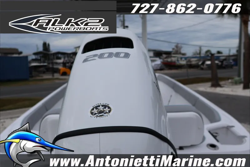 Slide: The Image of 2026 ALK2 Powerboats 23 CRX with 200 HP engine, displayed at Antonietti Marine. - 9