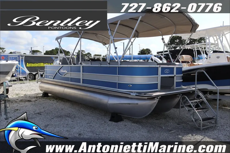 The Image of 2026 Bentley Pontoons 243 Fish-N-Cruise displayed at Antonietti Marine dealership. - 4