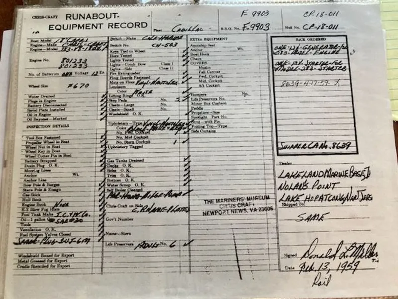 Slide: The Image of Chris-Craft Capri 1959 - 12
