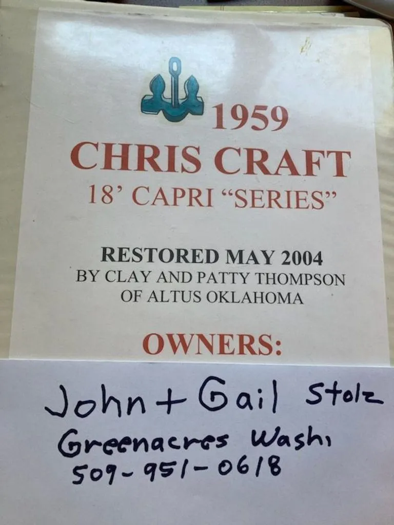 Slide: The Image of Chris-Craft Capri 1959 - 13