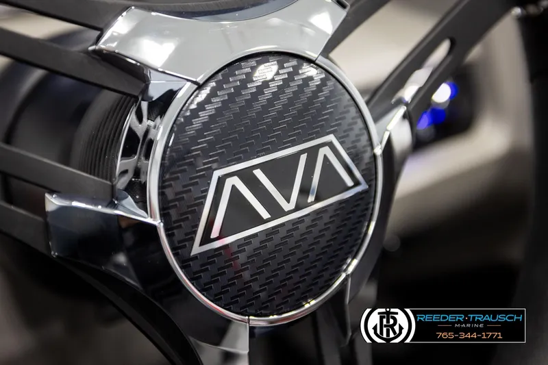 Slide: The Image of Steering wheel of 2026 Avalon LSZ Vrl with carbon fiber design and logo. - 31