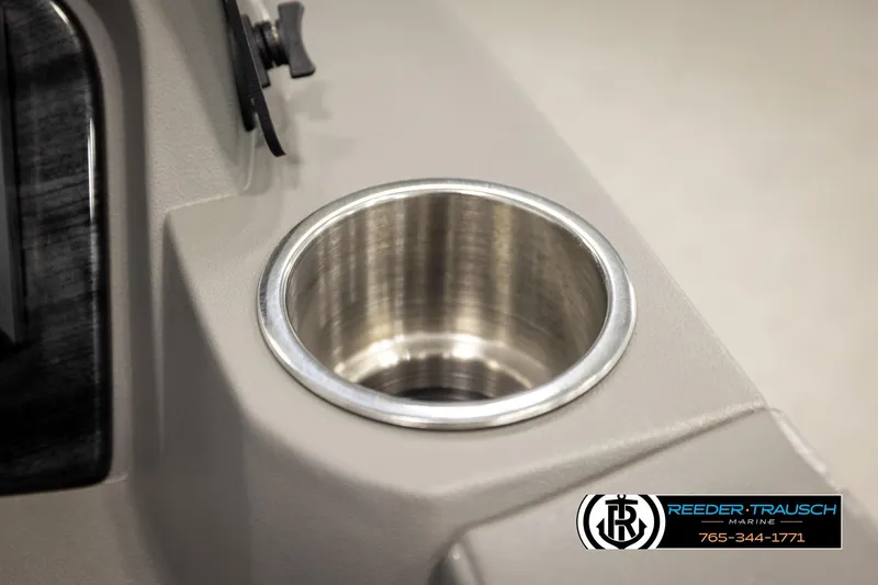 Slide: The Image of Stainless steel cup holder in 2026 Avalon LSZ Vrl boat console. - 36