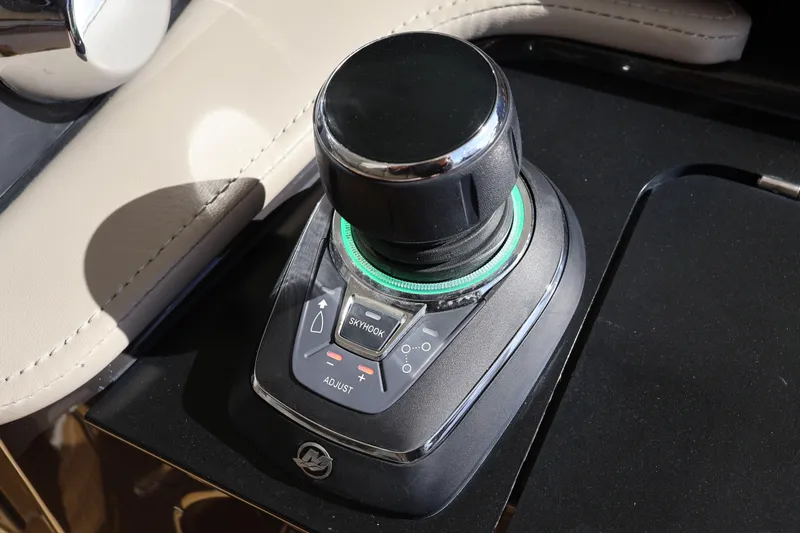 Slide: The Image of Joystick control on 2023 Tiara Yachts 43 LS, featuring Skyhook technology. - 45