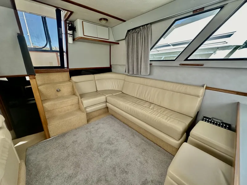 Slide: The Image of Interior of 1990 Sea Ray 380 Aft Cabin yacht. - 7