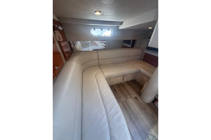 Slide: The Image of Interior of 2006 Formula 34 Performance Cruiser with cozy seating and elegant decor. - 32