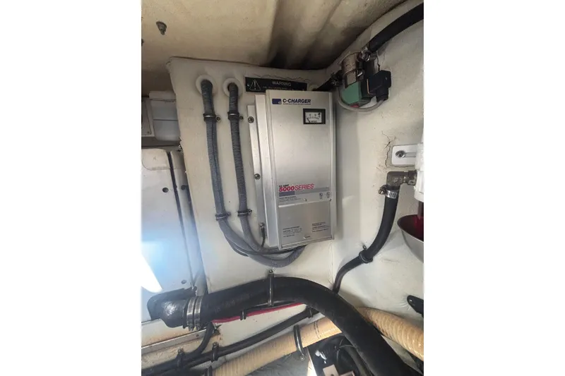 Slide: The Image of Engine room of a 2006 Formula 34 Performance Cruiser with Volvo Penta engines. - 52