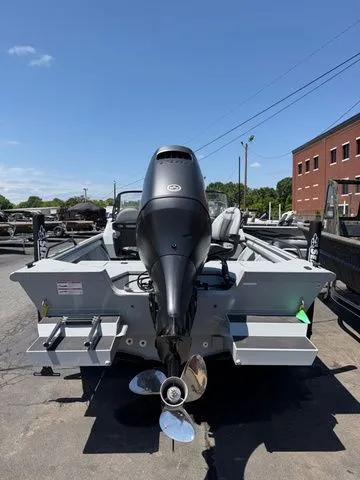 Slide: The Image of 2026 SeaArk Protege 200 boat with outboard motor. - 15