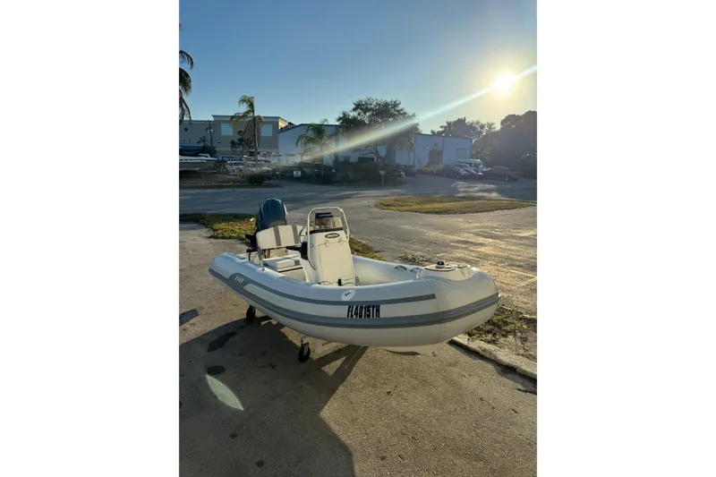 The Image of 2022 AB Inflatables Alumina 11 ALX boat in sunny outdoor setting. - 0