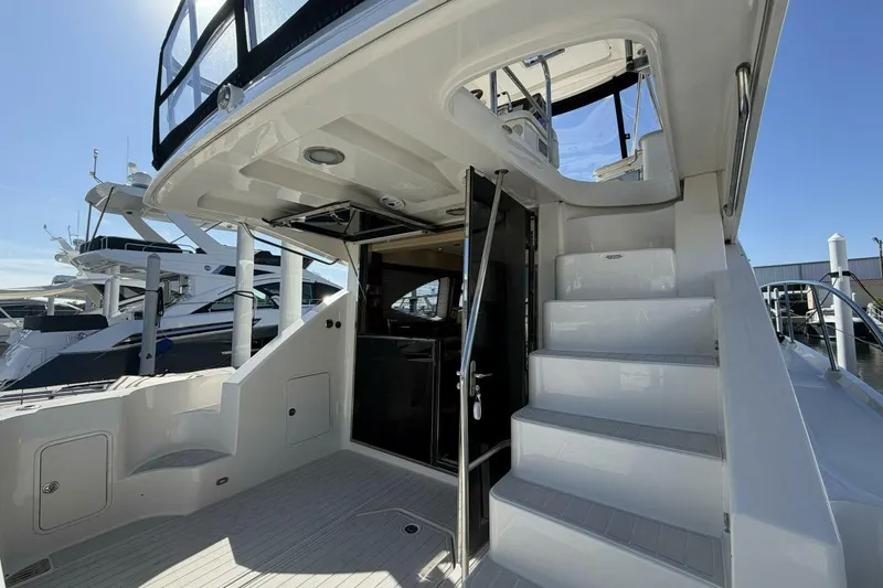 Slide: The Image of 2008 Sea Ray 47 Sedan Bridge - Aft Deck - 13