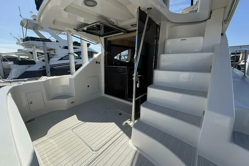 Slide: The Image of 2008 Sea Ray 47 Sedan Bridge - Aft Deck - 14