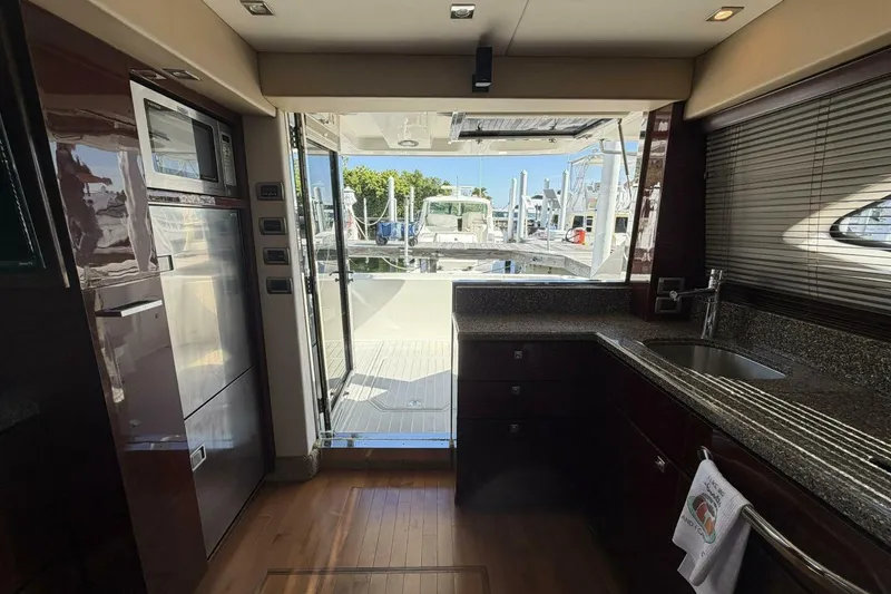 Slide: The Image of 2008 Sea Ray 47 Sedan Bridge - Galley - 16