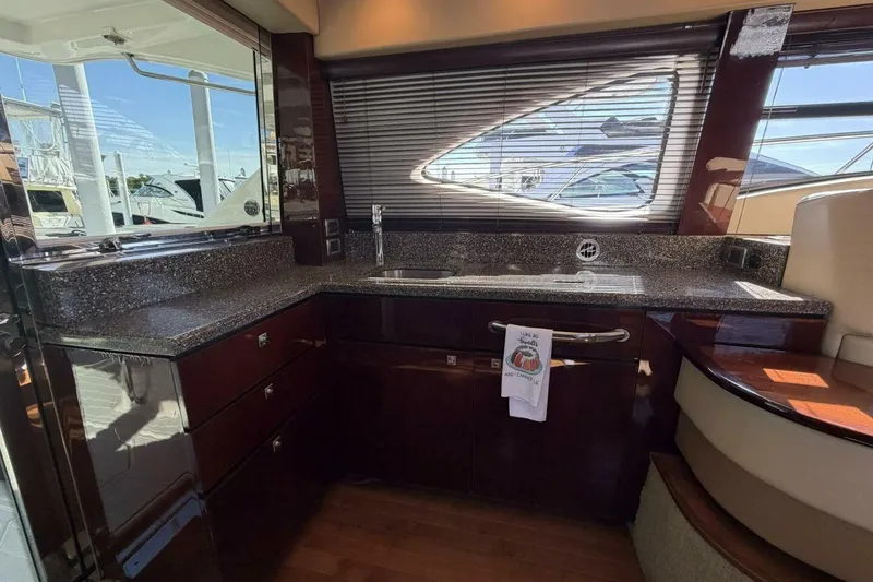 Slide: The Image of 2008 Sea Ray 47 Sedan Bridge - Galley - 18
