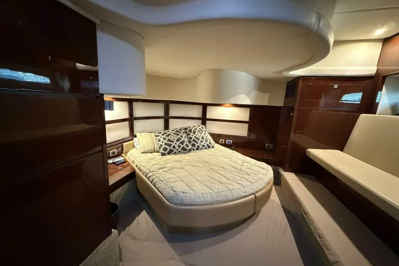 Slide: The Image of 2008 Sea Ray 47 Sedan Bridge - Stateroom Seating - 23