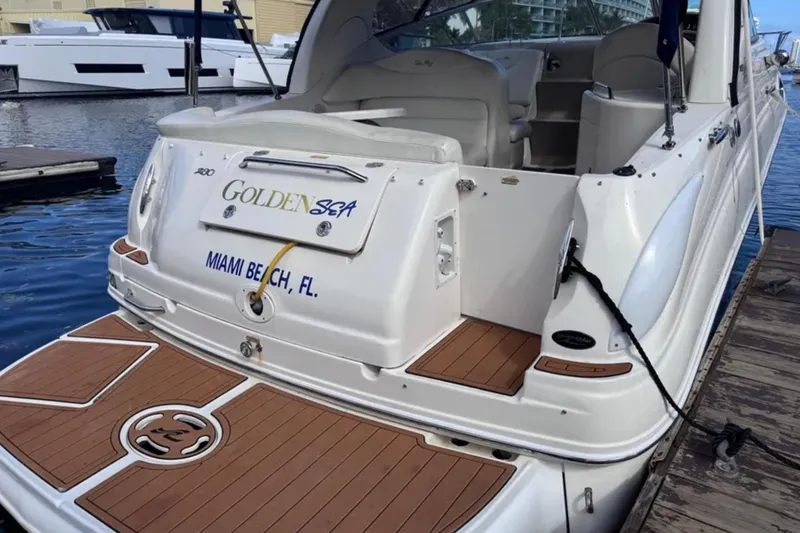 Slide: The Image of 2005 Sea Ray 280 Sundancer docked in Miami Beach, Florida. - 5