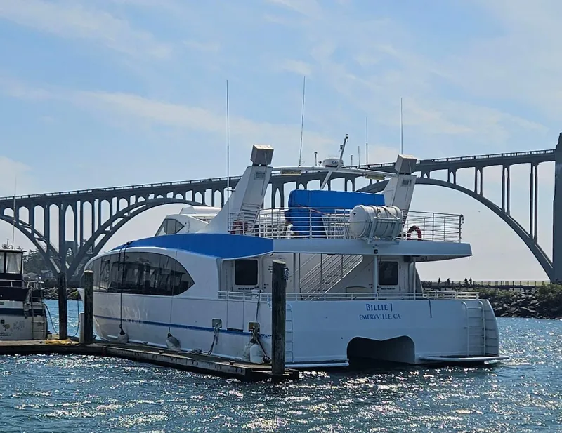 Slide: The Image of High-speed passenger boat docked near a bridge, Custom model, 2008. - 21