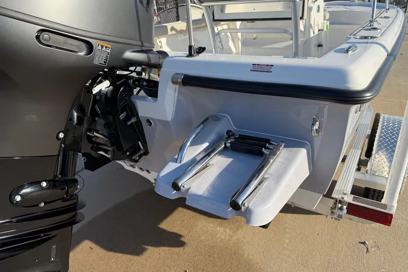 Slide: The Image of 2026 Key West 188 Bay Reef boat with motor and swim platform. - 18