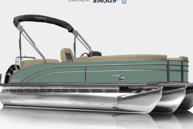 The Image of 2026 Harris Cruiser 230 pontoon boat with sleek design and modern features. - 1