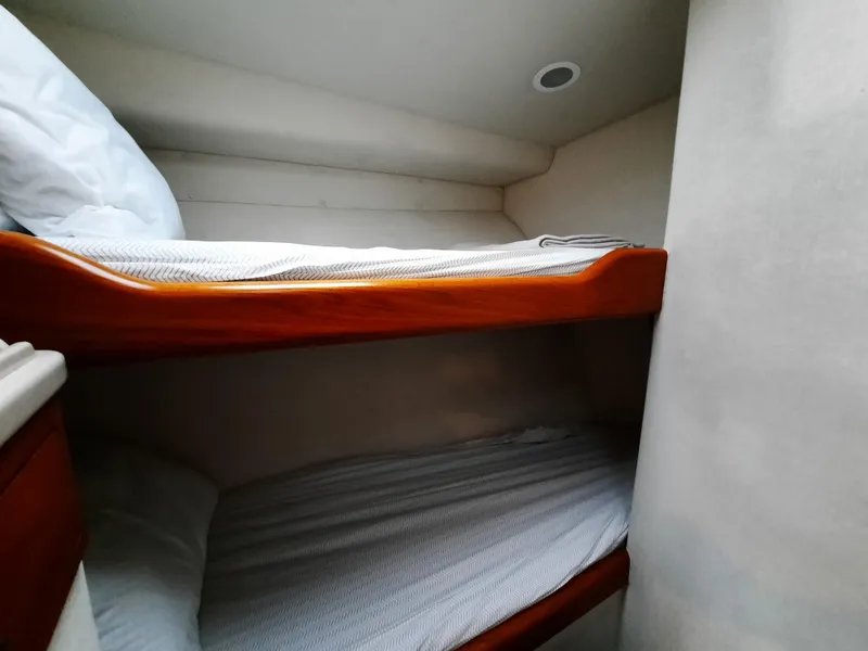 Slide: The Image of Cabo 45 Express 2000 boat interior bunk beds - 35