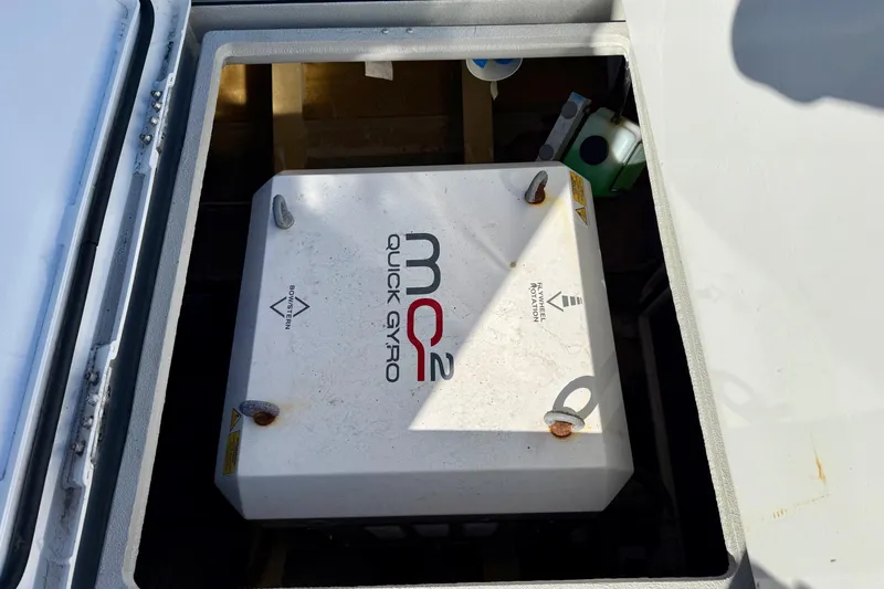 Slide: The Image of Gulf Crosser 44 (2021) featuring MC2 Quick Gyro stabilizer in engine compartment. - 30