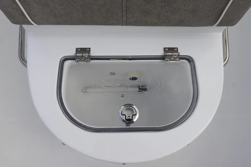 Slide: The Image of 2026 Sea Hunt Gamefish 30 Coffin Box, top view of storage compartment. - 33