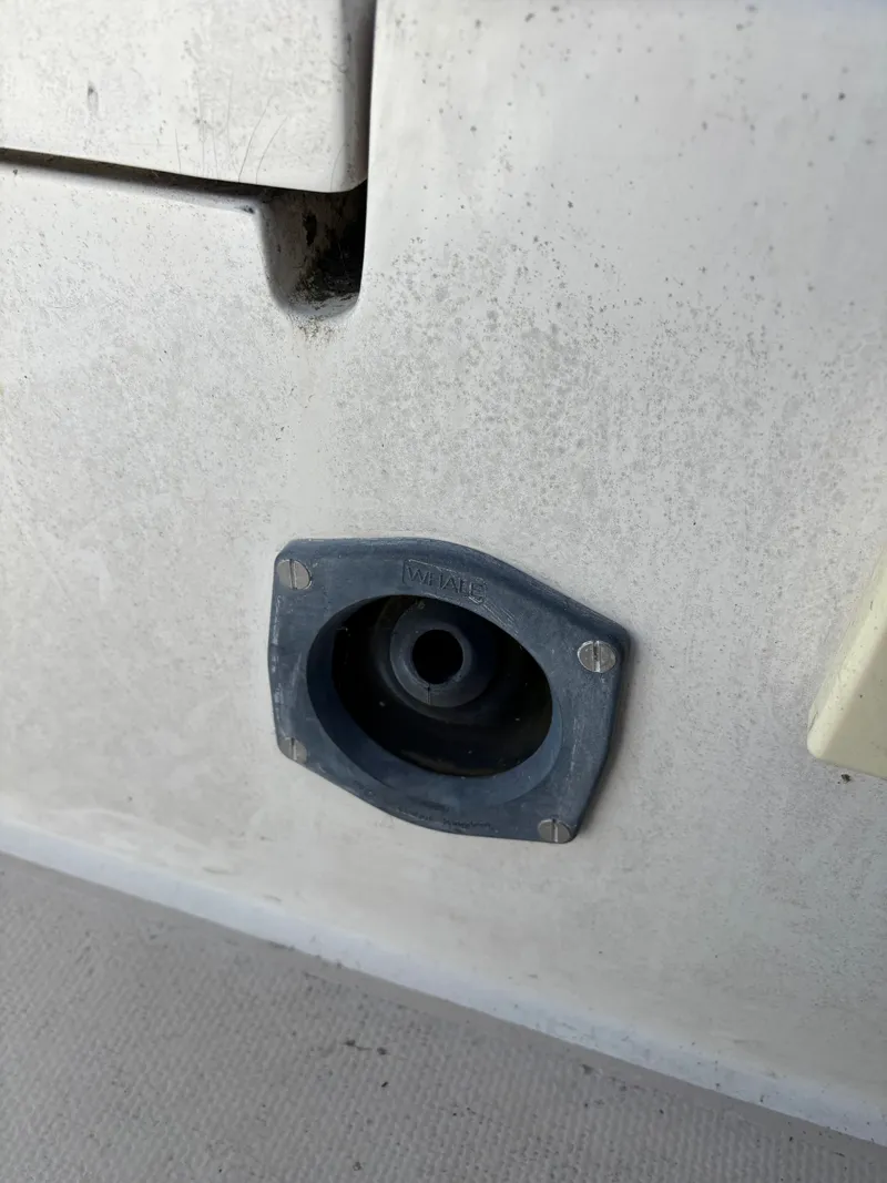 Slide: The Image of Close-up of a 1986 Catalina 25 boat component. - 32