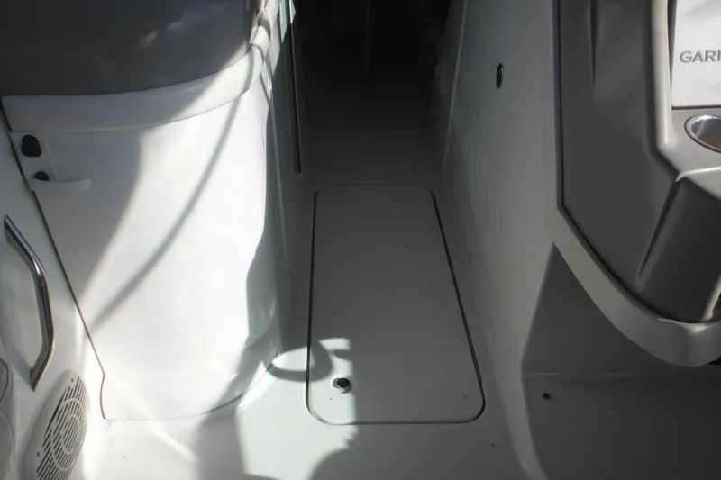 Slide: The Image of Interior view of a 2003 Formula 280 Bowrider boat, featuring sleek design elements. - 20