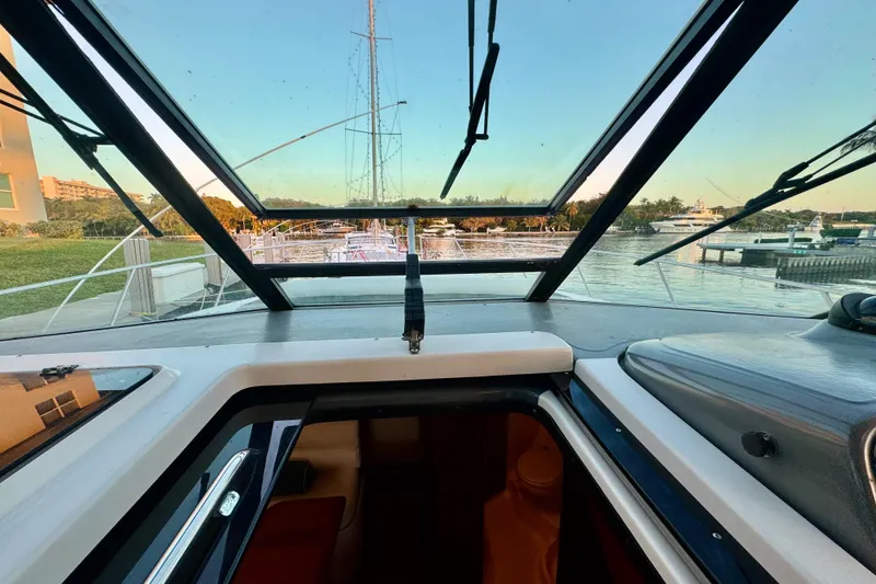 Slide: The Image of Tiara 37 Open 2000 tachometer showing 1868 engine hours and RPM gauge. - 107